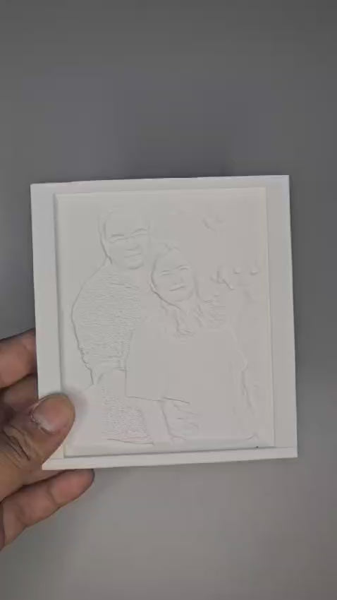 Custom Lithophane Photo 100x100mm